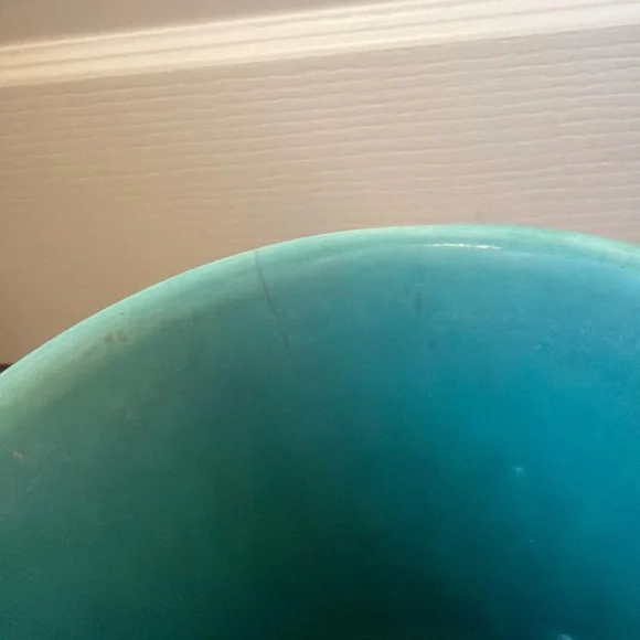 McCoy Vintage Art Pottery Quilted Leaf Pattern With Attached Saucer 1940’s - Picture 5 of 7